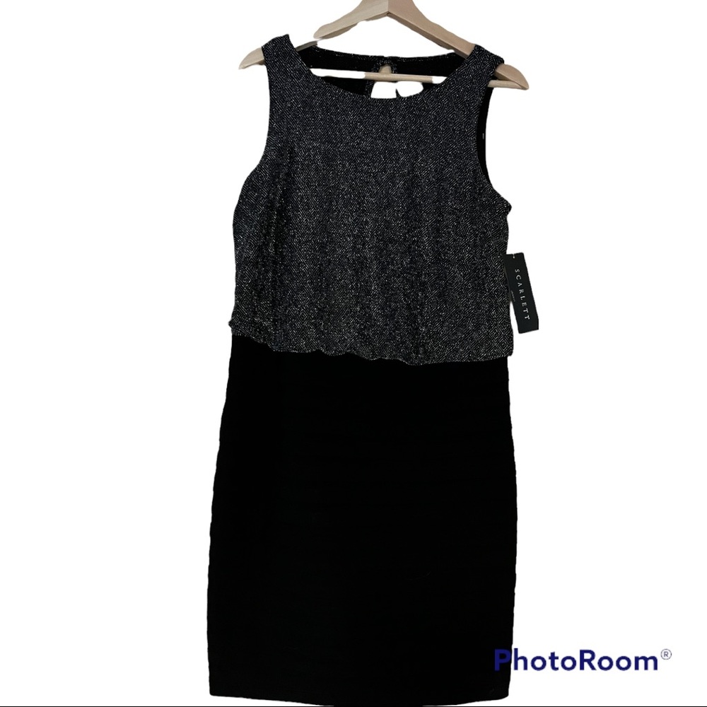 NWT Scarlett - black and silver party/cocktail dress
